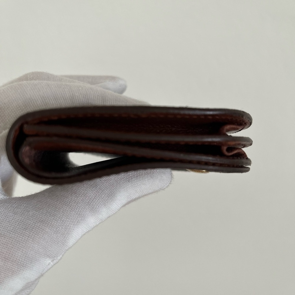 Vintage Louis Vuitton Monogram Coin Purse Wallet Porte Monnaie Gusset 1993 - Picture 5 of 17